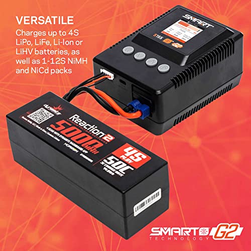 Spektrum Accessories Smart Powerstage 3S Air Bundle: G2 2200mAh 3S LiPo IC3 & S155 Charger, SPMXPSA400