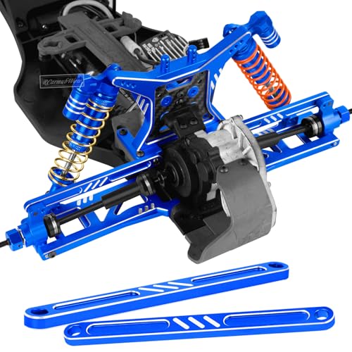 RC Upgrades Part for 1/10 ECX 2WD Series RC Car,Alloy Adjustable Turnbuckles Camber Links,Suspension Arms,Left Right Caster Blocks,Front Steering Block,Rear Stub Axle Carriers,Navy Blue - color: Navy Blue(1set)