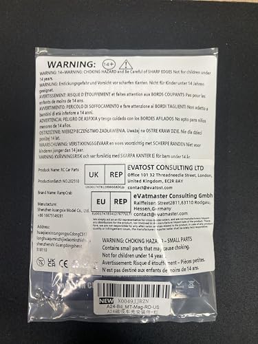 RampCrab AX24 Invisible Body Shell Mount, Magnetic Body Post Set for 1/24 RC Crawler Car AX24 XC-1 Upgrades Accessories, Aluminium Alloy, Red - color: red