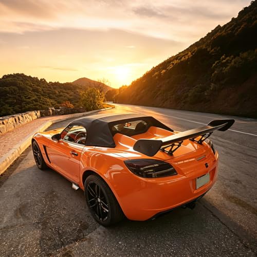 GT Universal Spoiler, Glossy Black 47Inch Adjustable Rear Trunk Wing, Lightweight ABS Car Spoiler GT Style - size: Glossy Black