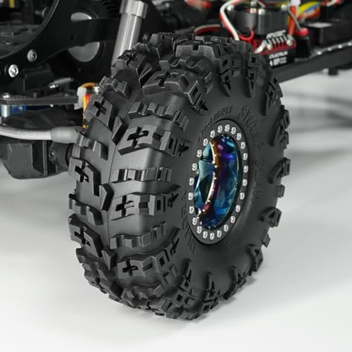 INJORA 1.9" S5 Swamp Claw Mud Terrain Tire for 1/10 RC Crawler, 120 * 42mm