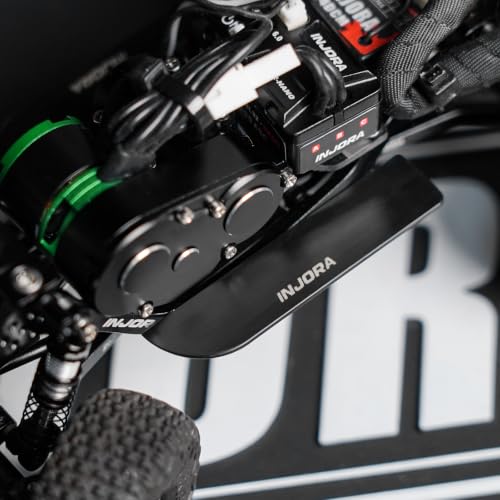 INJORA LCG Aluminum Chassis Kit with POM Rock Sliders for Axial SCX30