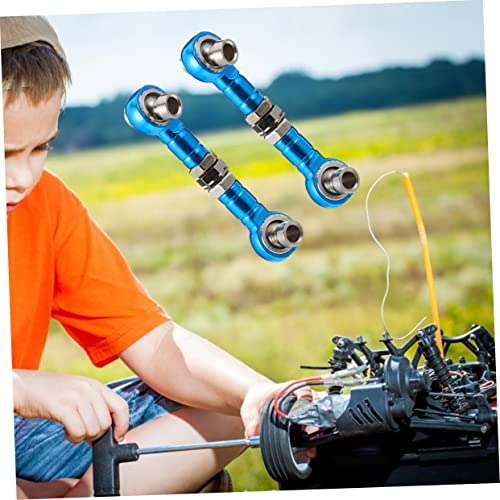 SOLUSTRE 2PCS Adjustable Steering Linkage Tie Rod for RC Car and Truck High Precision Linkage Steering Rods Sturdy Connection for Enhanced Control