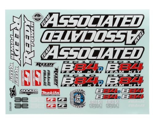Associated RC10b84 Decal Sheet ASC92553