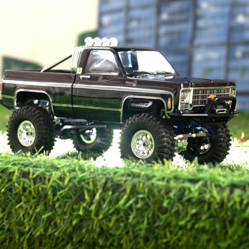 Front & Rear Bumper Aluminum Winch for Traxxas 1/18 TRX4M High Trail K10 Upgrade Parts RC Crawler Car