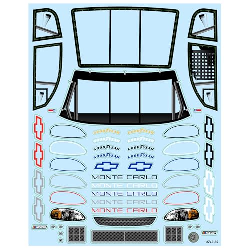 Pro-Line Racing Pre-Cut 1997 Chevy Monte Carlo Clear for Losi NASCAR Race Car PRO371317