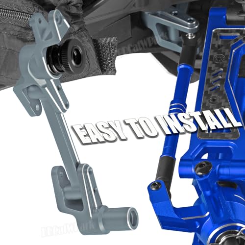 RC Upgrades Part for 1/10 WideMaxx,Model# 89086-4,Suspension Arms,Caster Block,Steering Blocks,Rear Stub Axle Carriers,Drive Shaft Axles,Camber Links,Tie Rod & Servo Horn,Titanium - color: Titanium - (Rc Upgrades)