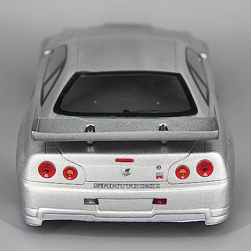 SANTAIZI 1/16 RC GTR34 Cruiser Car Shell Clear Body Shell RC Shell for 1:16 RC Hobby Drift Touring Hsp Yokomo MST Tamiya