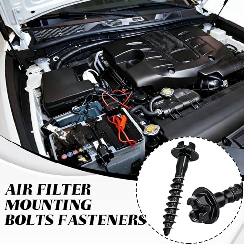 5PCS Air Box Screw, Air Filter Housing Retaining Bolts, Steel Rust Resistant Fastener, Engine Air Cleaner Cover Fastener Repair Accessories for Chrysler Ram Chevrolet Jeep Dodge 6509605AA