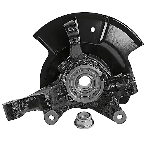 Detroit Axle - AWD Front 4pc Steering Knuckles Kit for 07-10 Ford Edge | Lincoln MKX, Steering Knuckles & Wheel Bearing Hubs Rear Wheel Bearing and Hubs 2007 2008 2009 2010 Replacement - size: 4UW50469/Kit
