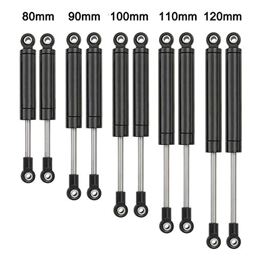 80/90/100/110/120mm Internal Shocks Absorber for 1/10 RC TRX-4 Wraith SCX10 D90 CC01 (100MM) - size: 100MM