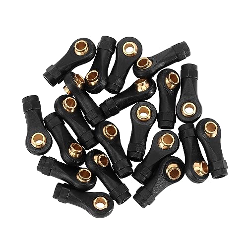 INJORA Plastic Rod Ends with Brass Link Balls for 1/18 TRX4M, 20Pcs