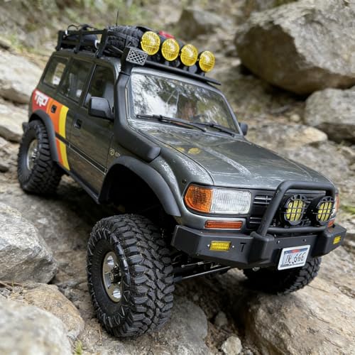 STMU 1.9'' RC Crawler Tires With Super Soft Foam Iiner (4PCS) For 1/10 Scale RC Car Traxxas TRX4 RC4WD D90 Axial SCX10 II TF2 Gen8 Tamiya CC01 1.9 Inch Beadlock Rims (Tires)