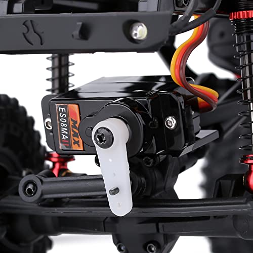 INJORA 2PCS 12g Analog Emax ES08MAII Servo for AX24 1/24 RC Axial SCX24 - size: 2PCS