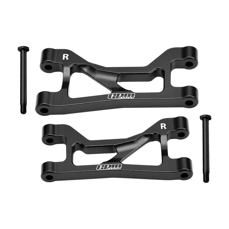 GPM 7075 Alloy Rear Upper Suspension Arms For Mini Maxx Monster Truck-107154-1 (Black) - color: Black