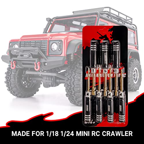 INJORA Short Handle Hex Screwdriver Nut Driver Tools 1/18 1/24 RC Crawler
