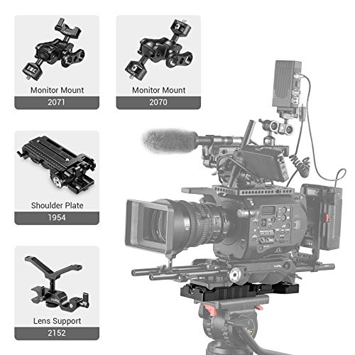 SMALLRIG Universal Quick Release Tripod Adapter Plate for Sony VCT-14 | Safety Locking System