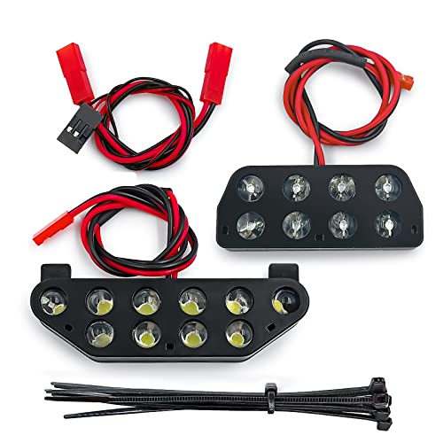 Front Rear LED Lights Kit for 1/5 XL DBXL 4WD 2.0 RC Crawler Car