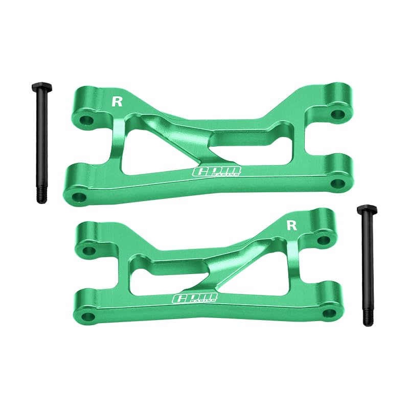 GPM 7075 Alloy Rear Upper Suspension Arms For Mini Maxx Monster Truck-107154-1 (Green) - color: Green