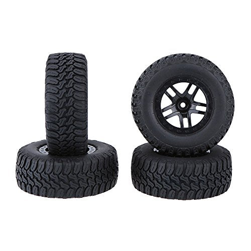 GoolRC 4PCS/Set 1/10 Short Course Truck Tire Tyres Replacement for Traxxas HSP Tamiya HPI Kyosho RC Model Car