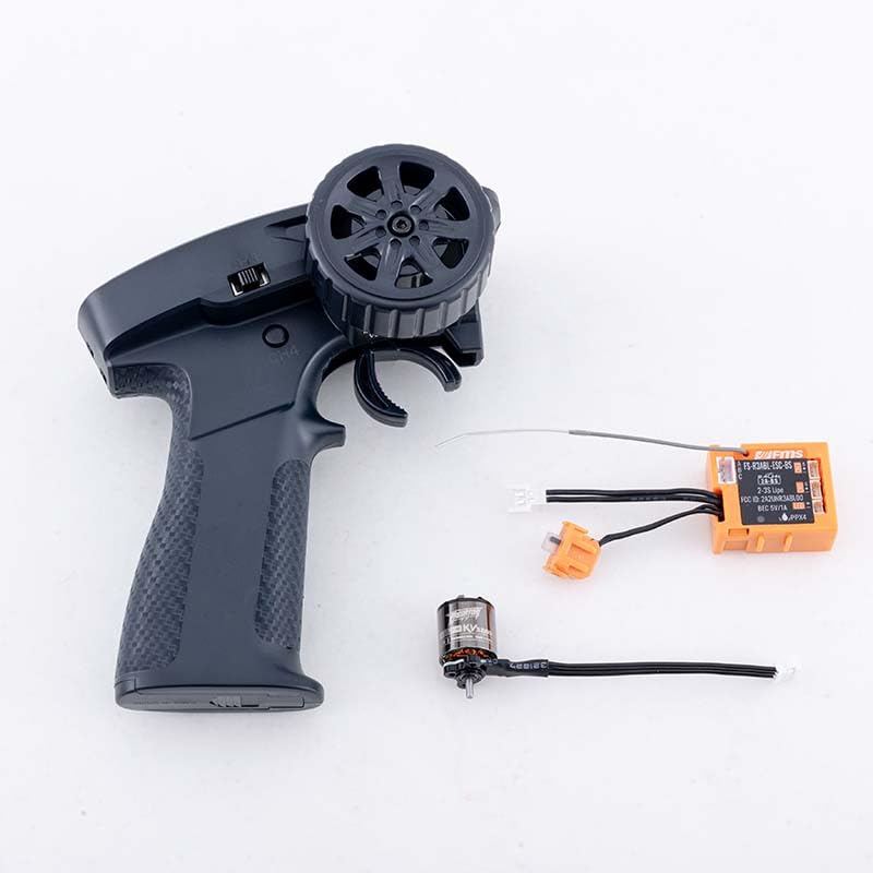 FMS 1/24 Rc Car Parts RC Crawler RC Trucks Replacement Accessory for FCX24 K5 Black Brushless, Power Wagon Brushless:3 in 1 Mini Brushless System Combo Set (RX/ESC/Motor)