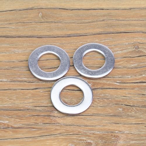 110 Pieces M10x20x1.5mm Fender Washers, 304 Stainless Steel Flat Washers, Fender Washers, Metal Washers for Screws Bolts - size: M10X20X1.5mm