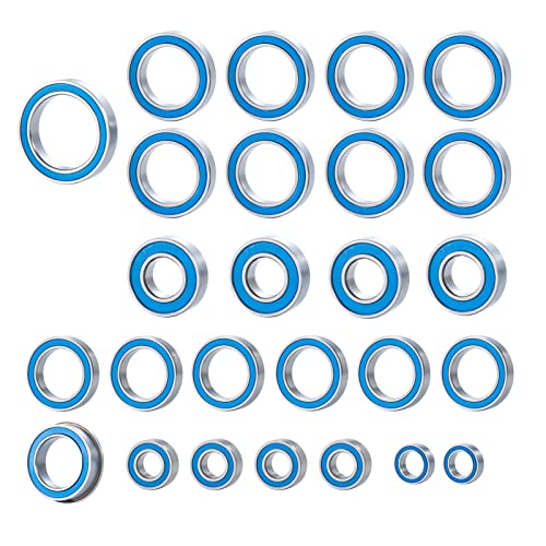 26PCS Rubber Sealed Ball Bearing Kit for Arrma 1/10 Kraton 4S BLX | Outcast 4S BLX RC Crawler Car Upgrade Parts