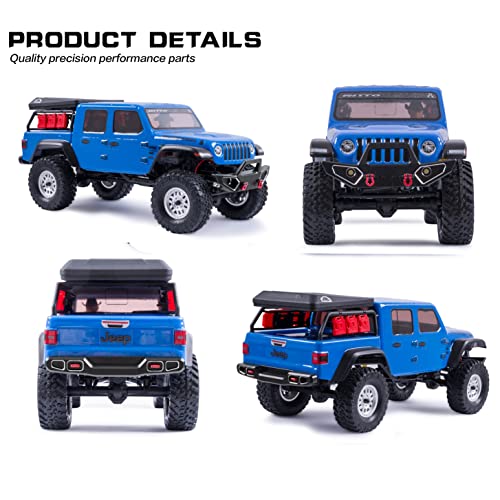 Aluminum Front&Rear Bumper for AXIAL SCX24 Jeep Gladiator AXI00005 1/24 RC Crawler Car Upgrade