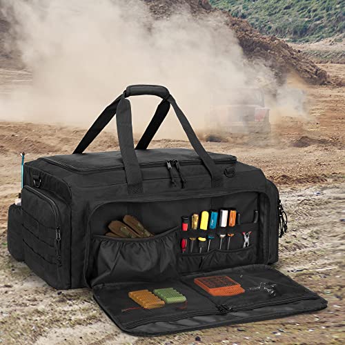 GOBUROS RC Car Bag for 1/8 and 1/10 Car, RC Carry Case(Patent Design) | Compatible with Traxxas 1/8 Car, Multi-Pockets to Store Tools and Accessories, Adjustable Shoulder Strap for Easy Carrying