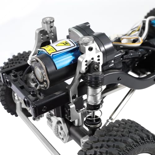 Magnetic Body Post Conversion & Lift Kit Set for 1/12 RC Crawler - Adjustable Height, Strong Magnets for MN128 MN86 G500 Upgrade (46g) (Silver) - color: Silver