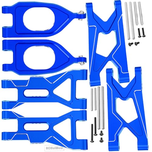 RC Suspension Arms Upgrades Part for 1/10 Gorgon 2WD RTR Brushed Monster Truck(ARA3230T1), Alloy Aluminium Front Upper& Front Lower& Rear Suspension Arms A arms, Navy Blue - color: Navy Blue(6pcs)