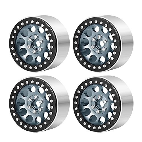 Benedict Harry Aluminum Alloy 2.2" Beadlock Wheels Rims for 1/10 RC Rock Crawler Car Axial Wraith RR10 SCX10 90046 YETI D90 CC01
