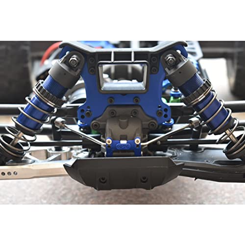 GPM 15Pc Set Upgrades Aluminum Front/Rear Sway Bar Mount with Linkage and Wire for 1/8 4Wd Sledge Monster Truck (95076-4) Rc Cars (Green)