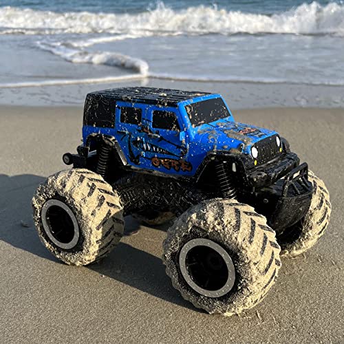 Threeking 1:16 Amphibious SUV Monster Truck All Terrain RC Car Crawler Toys | Waterproof Durable 4WD Off-Road Remote Control Cars Unique Toy Gifts for Boys Girls Ages 6-12 - color: Suv