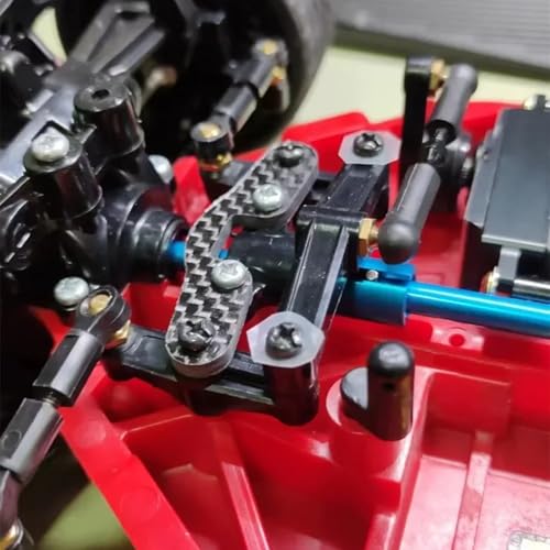 for Tamiya for TT02 1/10 RC Car Upgrade Parts Accessories Carbon Fiber Steering Assembly Reinforce RC Car Repair Kit