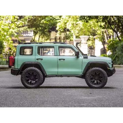 TOUCAN RC HOBBY 1/8 Tank300 Competitive Edition Remote Control Rock Crawler AWD 2WD Metal Drive Shaft Threaded Coilover Shocks for Adult - color: Lgn