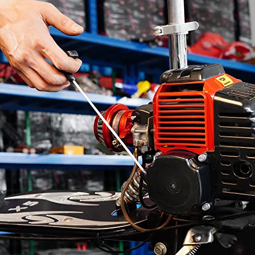 Pull Starter Replacement - 43cc 49cc 52cc 2HP Predator Earth Augers 63022 Pocket Bike Gas Petrol Scooter -Upgraded Wheel Core & Recoil Spring | for Earth Augers 63022 Pocket Bike Gas Petrol Scooter -Upgraded Wheel Core & Recoil Spring