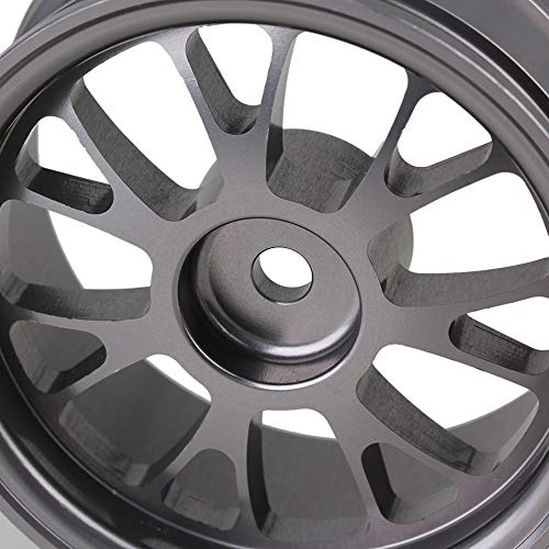 Mxfans 4Pcs Titanium Y-Shape Aluminum Alloy Wheel Rims for RC 1:10 On-Road Car