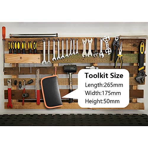 Soldering Iron Kit Electronics, 21-in-1, 90W Adjustable Temperature Soldering Iron, 5pcs Soldering Iron Tips, Soldering Iron Stand, Desoldering Pump, Magnifier, Solder Wire, Tweezer, PU Carry Bag