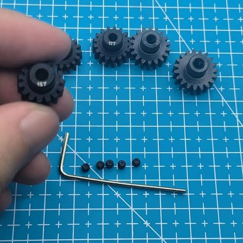 32P 3mm Rc Pinion Gear Set 15T 16T 17T 18T 19T for 1/10 Traxxas Slash Rustler Stampede Ultimate 4X4 VXL TRX-4 TRX-6 ST Rally Mini Maxx XRT Upgrade Parts