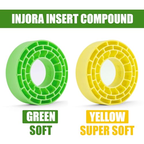 INJORA Silicone Rubber Inserts for 62-64mm*22-24mm 1.0" Tires(1064)(Green) - color: Green