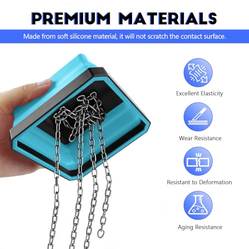 Collapsible Magnetic Parts Tray, 4.5 Inch Square Silicone Tray Holder with Double-Sided Magnetic Base, Foldable Tool Trays for Screw Bolts Nuts Pins Small Parts, Car Accessories (Sky Blue) - color: Sky Blue