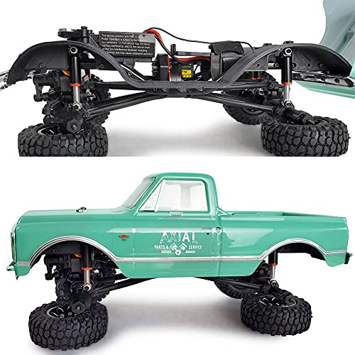 RC-Hub 4pcs Alloy Aluminum Shock Absorber Internal Spring Dampers Air Shock for 1/24 Axial SCX24 AXI90081 Deadbolt AXI00001 AXI00002 RC Crawler Car