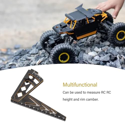 Multifunctional for S6 G6rc Drone Battery RC Camber RC Car Inclined Ruler with Camber Gauge, Ride Height Tool - Premium RC Car Camber Gauge, Multi Angle Measuring Tool