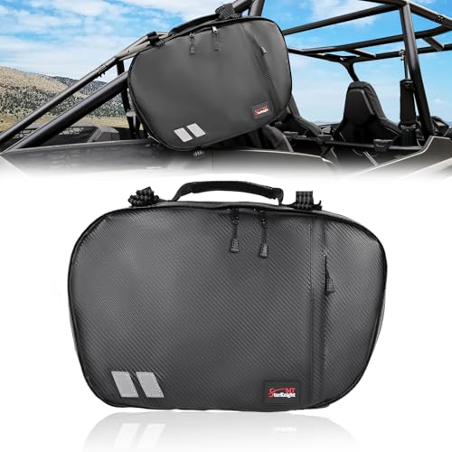 UTV Belt Bag SXS Universal Water Resistant Roll Bar Storage | Fit 1.75-2 In Rollbar; CVT Tool Organizer; Compatible with Maverick X3 Commander Defender Ranger RZR Talon Pionner All Model