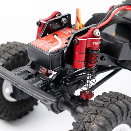 Nexx Racing Reservoir Shocks (4pcs) for 1/18 RC Crawler Redcat Ascent-18 - Remote Control Car, RC Cars, RC Crawler 1/18 4WD Nexx Racing Upgrade Parts (HELIDIRECT) (Blue - 59mm) - color: Blue - 59mm