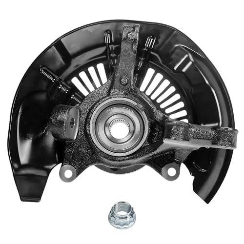 Detroit Axle - Front 4pc Steering Knuckles Kit for 10-15 Lexus RX350 RX450h | 2008-2017 Toyota Highlander, Steering Knuckles & Wheel Bearing Hubs Outer Tie Rods 2009 2010 2011 2012 2013 2014 2015 2016 - size: 4SU50508/Kit