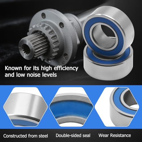 Hoypeyfiy 10 Pack 5x11x4mm Ball Bearings, RC Wheel Hub Bearing Kit Replacement for Traxxas Slash Rustler Stampede, Compatible with HPI Associated Tamiya Kyosho RC Cars (10)