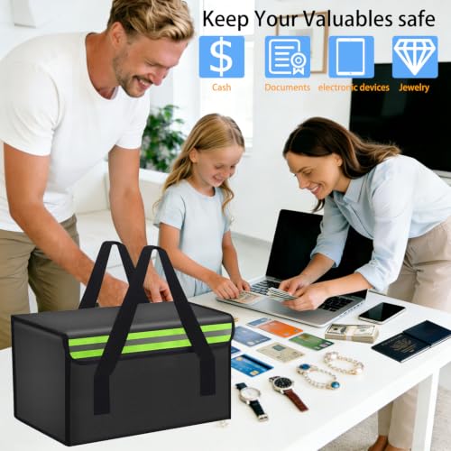 14.18"x9.85"x7.88" Ebike Lipo Battery Safe Bag Large Capatity Bag for Lipo Battery Pack Storage Charging Transport,Home Office Travel Lipo Safe Storage Pouch - size: 360*250*200mm