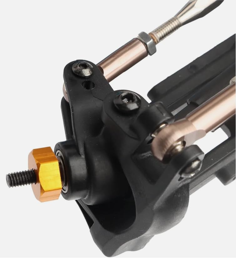 4pcs 12mm Aluminum Wheel Hex Nut Hub Adapter for HSP 102042 02100 Himoto 4WD 1/10 RC Car (Gold) - color: Gold
